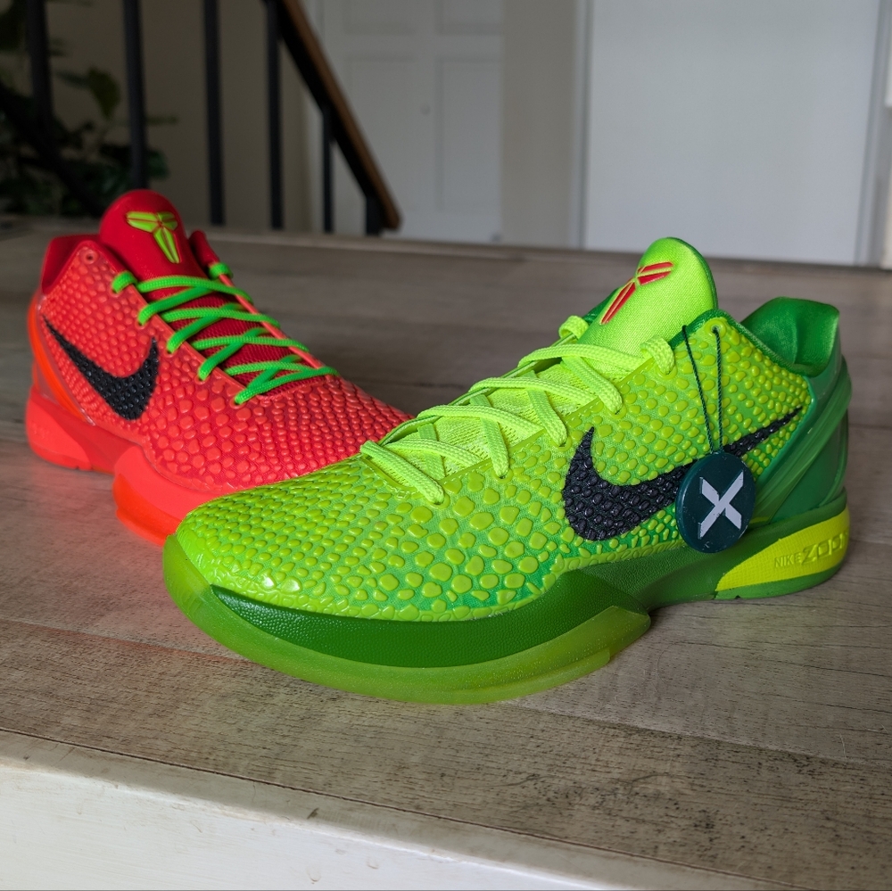 Kobe 6 Protro Grinch & Reverse Grinch Mismatch